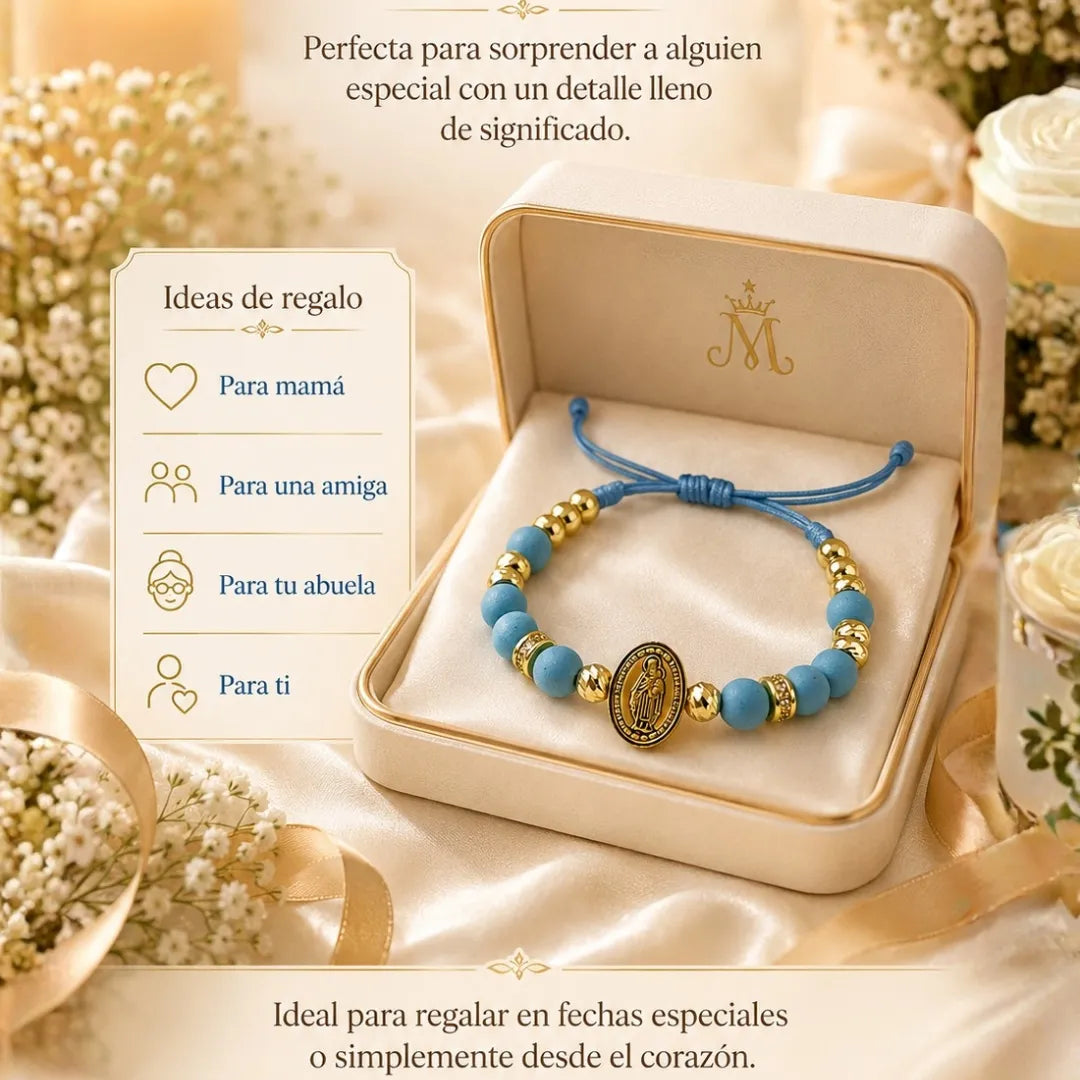 Virgen del carmen Neopreno Baño de oro 18k