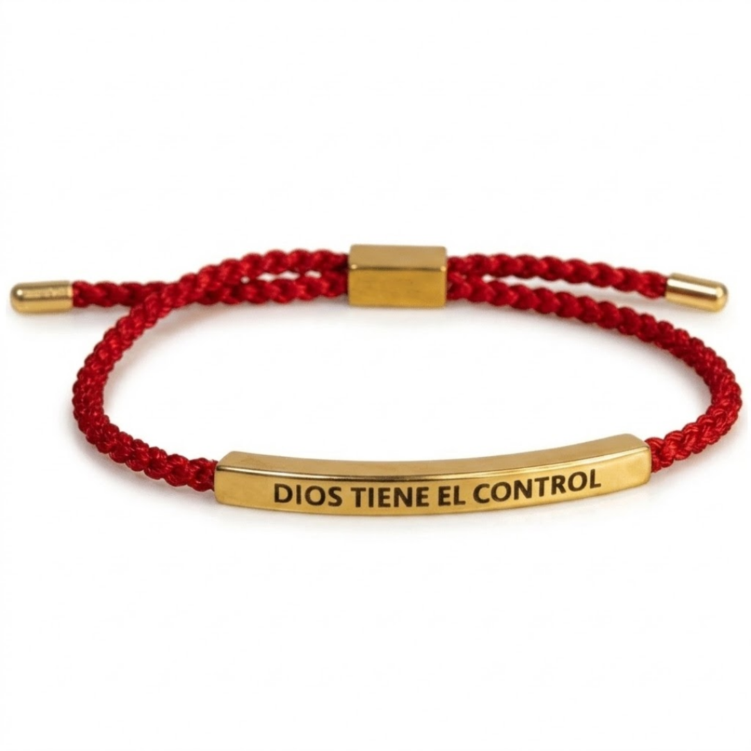 Pulsera “Dios Tiene el Control” Oro 18K |