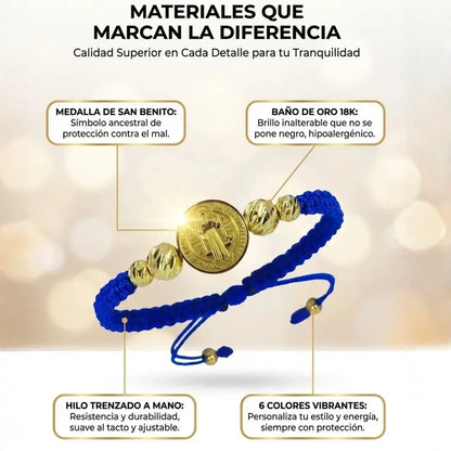 Manilla Protectora San Benito Trenzada