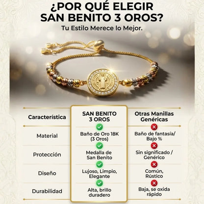 San benito 3 Oros 18k.