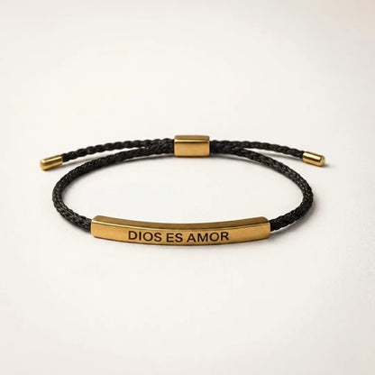 Pulseras mensaje de Dios Oro 18K