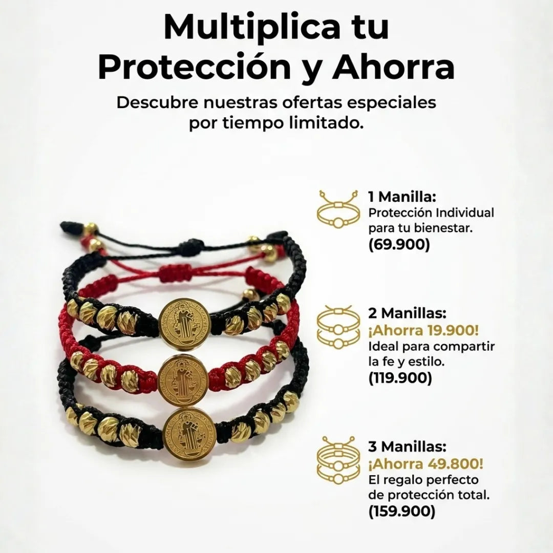 Manilla san benito trenzada 8 balines