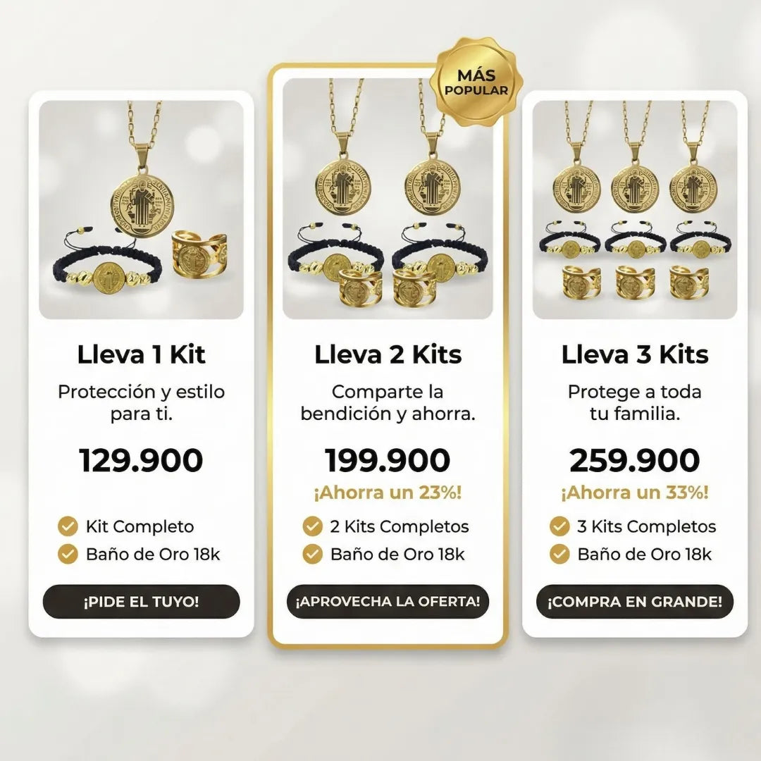 Combo Divino San Benito Protector