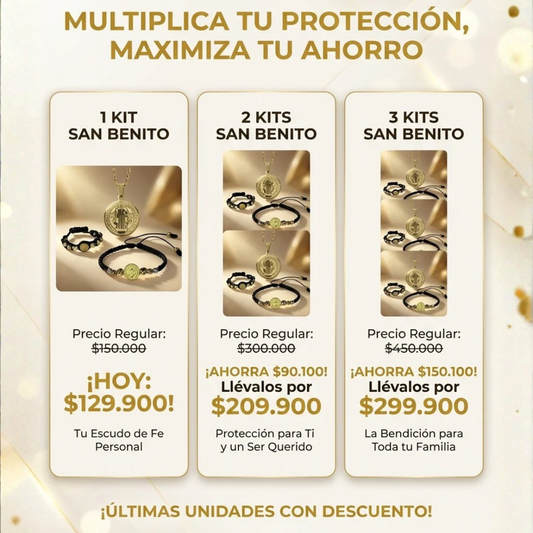 KIT SAN BENITO 3 OROS
