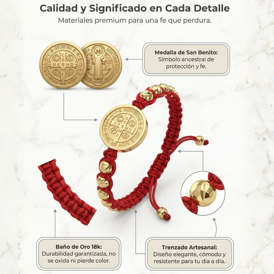 Manilla san benito trenzada 8 balines