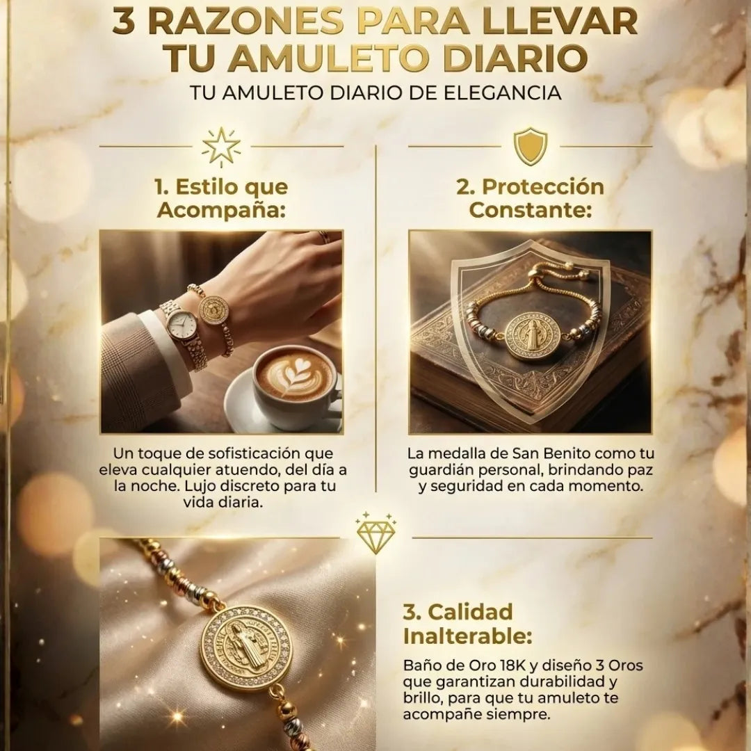 San benito 3 Oros 18k.