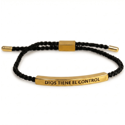 Pulsera “Dios Tiene el Control” Oro 18K |