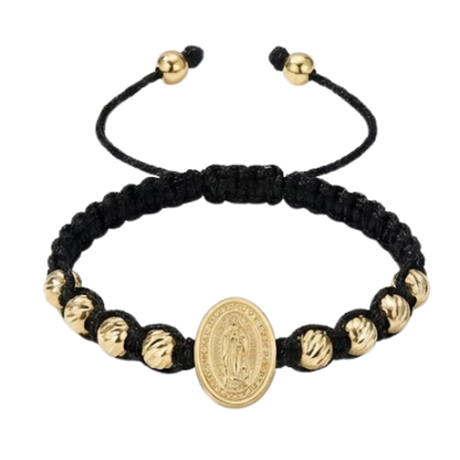 Pulsera Tejida Virgen de Guadalupe