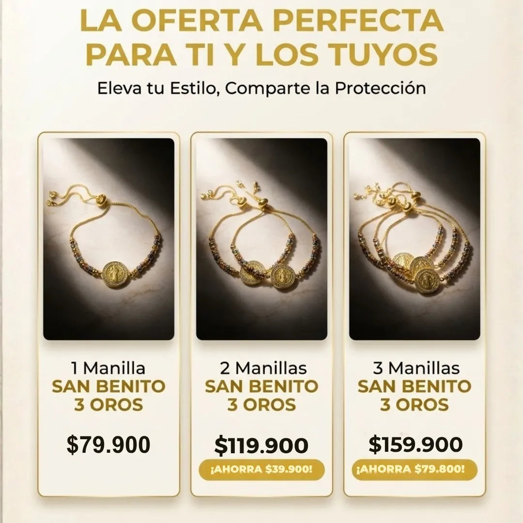 San benito 3 Oros 18k.