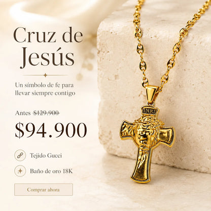 cadena cruz de jesus