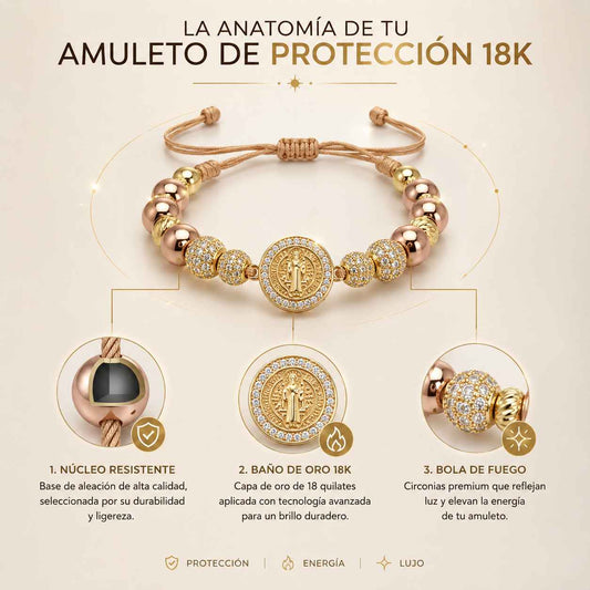 San benito oro rosa dije redondo