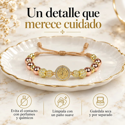 San benito oro rosa dije redondo