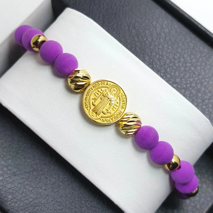 Manilla San Benito Neopreno Baño en Oro 18K