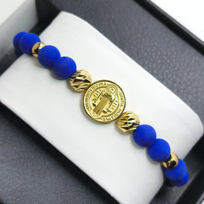 Manilla San Benito Neopreno Baño en Oro 18K