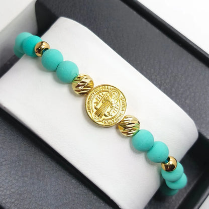 Manilla San Benito Neopreno Baño en Oro 18K