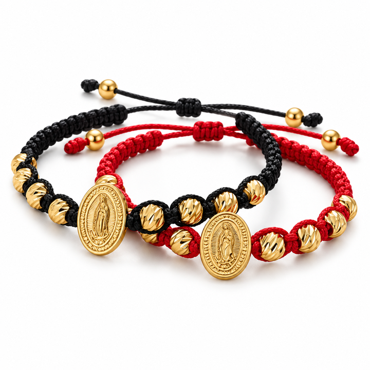 Pulsera Tejida Virgen de Guadalupe