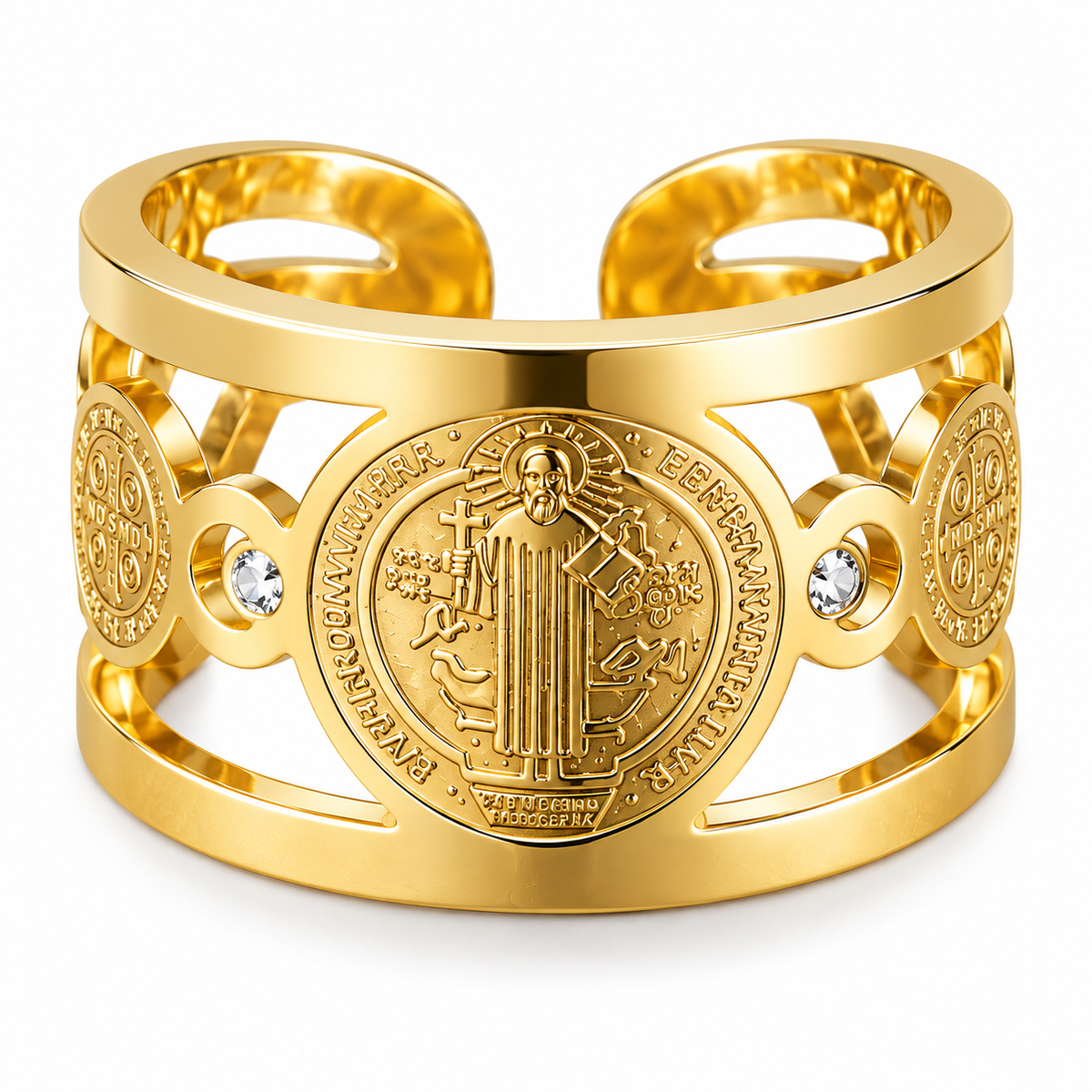 ANILLO SAN BENITO BAÑO ORO 18K